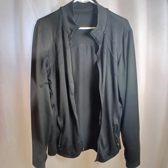 (#502) Black Champion Workout Zip-Up Jacket Size 2XL - Picture 1 of 16